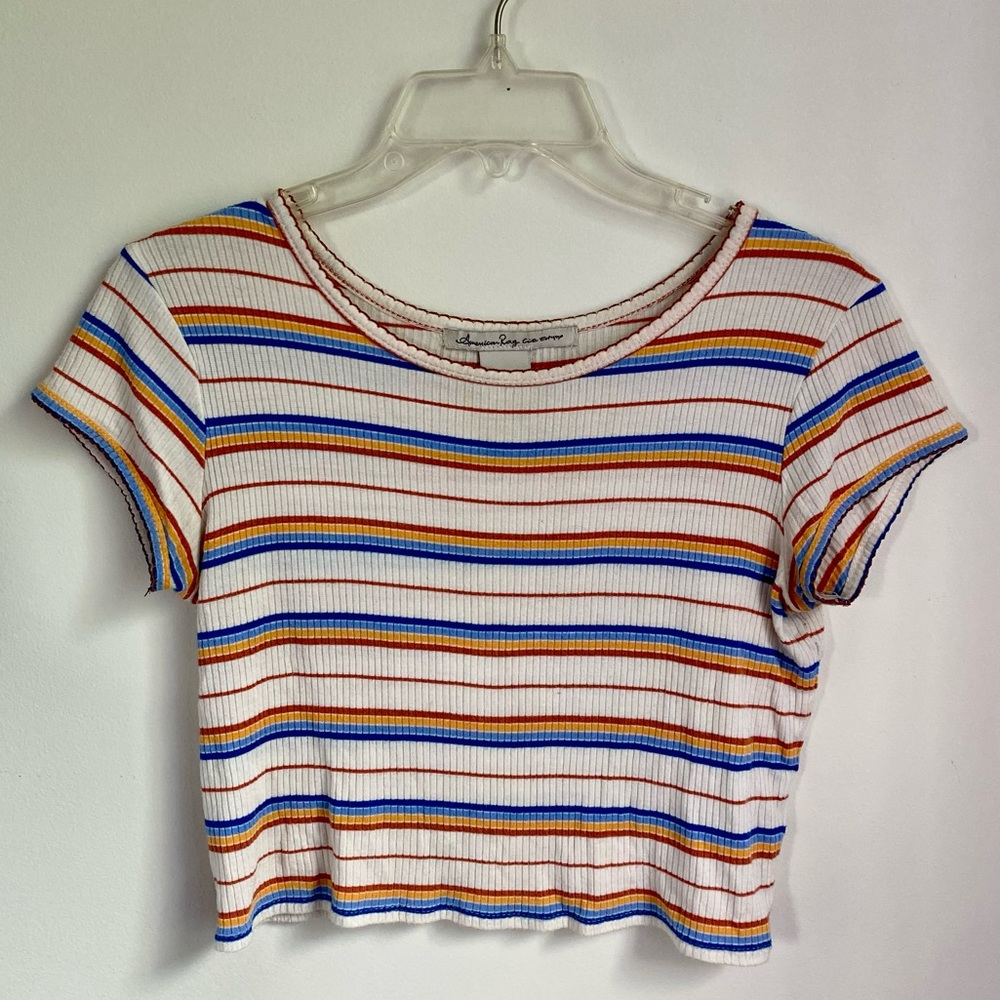 American Rag Crop Tee 💛